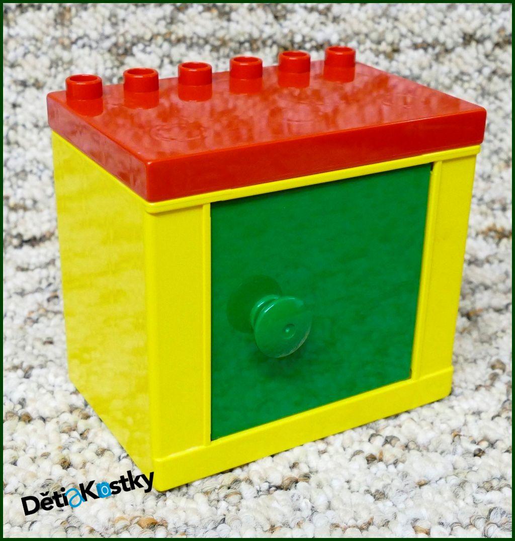 Lego® Duplo® Dolls Skříňka Žlutá/Červená Deska/Zelené Dvířka