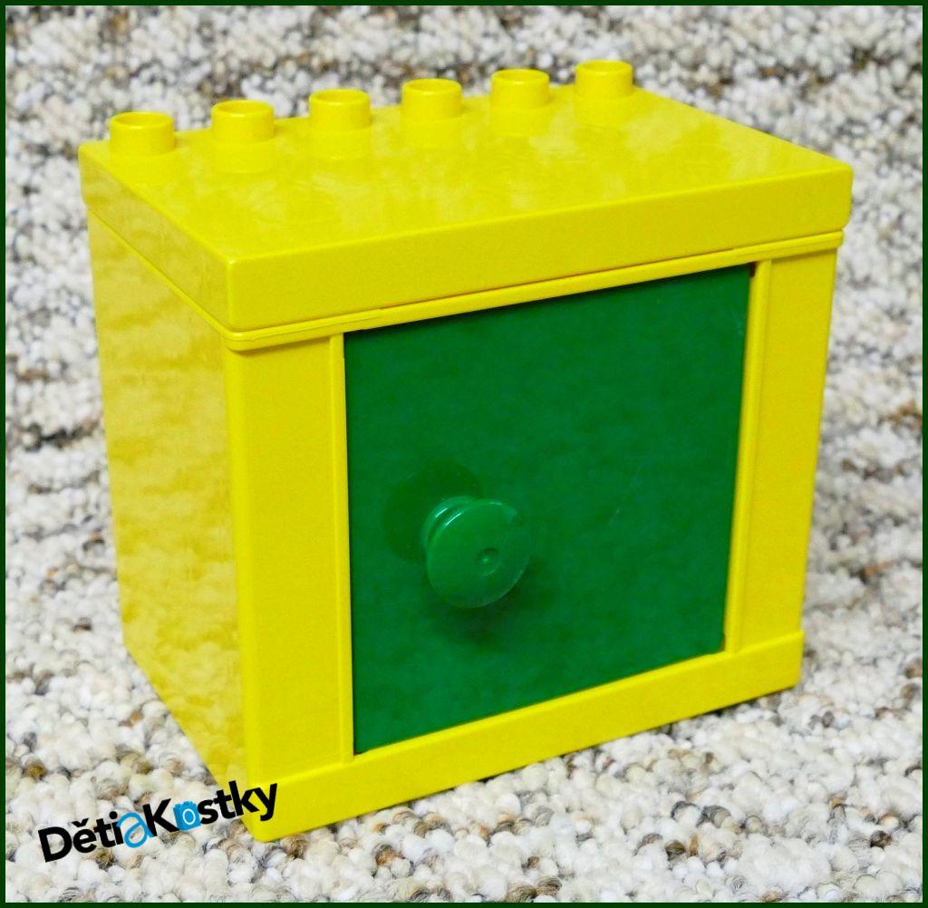 Lego® Duplo® Dolls Skříňka Žlutá/Žlutá Deska/Zelené Dvířka