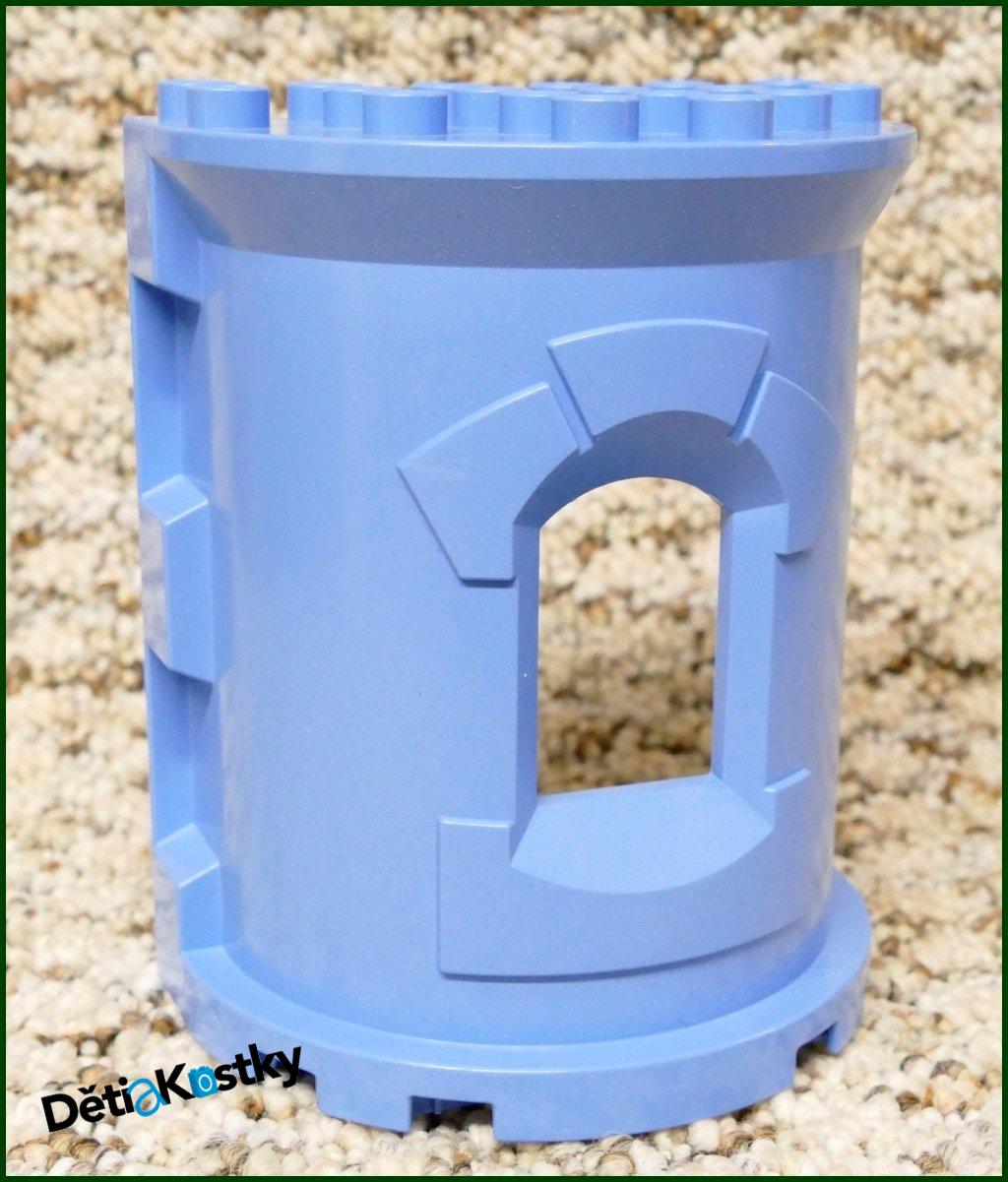 Lego® Duplo® Věž Hradu Půlkulatá - Světle Modrá