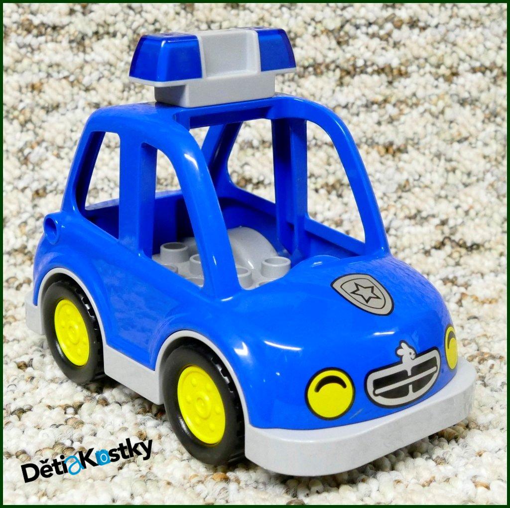 Lego® Duplo® Policejní Auto Modré s Majáčkem