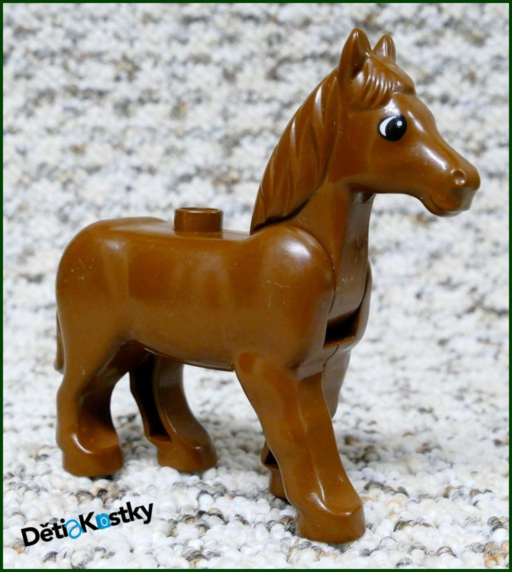 Lego® Duplo® Kůň Tmavě Hnědý - Starší Typ