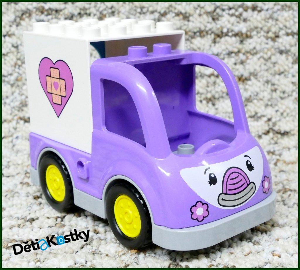 Lego® Duplo® Dodávka Fialová/Sanitka
