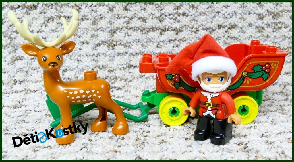 Lego® Duplo® Santa se Sáněmi