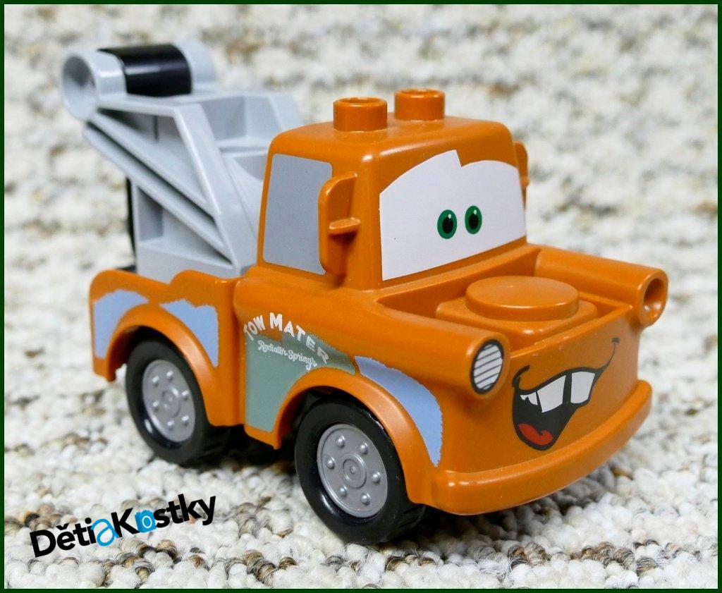 Lego® Duplo® Cars - Burák (Šedý Hák-Nový Typ) Obyčejná Kola