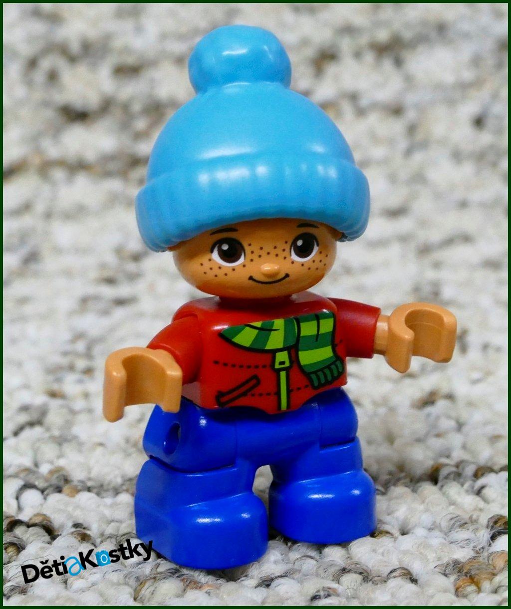 Lego® Duplo® Figurka Dítě s Modrou Čepicí/Kulichem