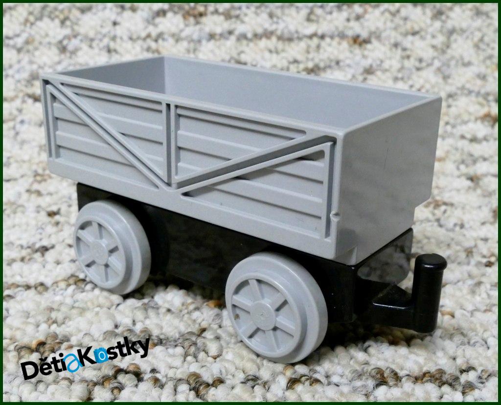 Lego® Duplo® Vagon Malý Černý - Šedá Korba