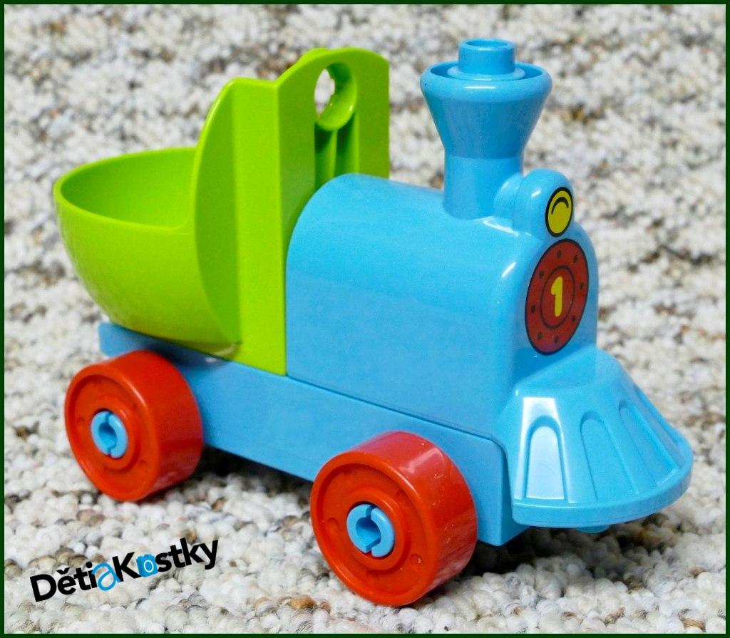 Lego® Duplo® Mašinka Parní Ruční Tyrkysová-Limetka