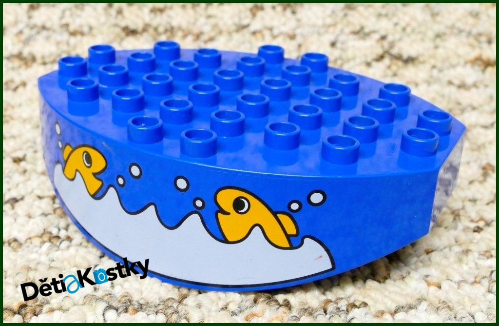 Lego® Duplo® Podložka/Destička 6x8 Modrá Akvarium/Bazén