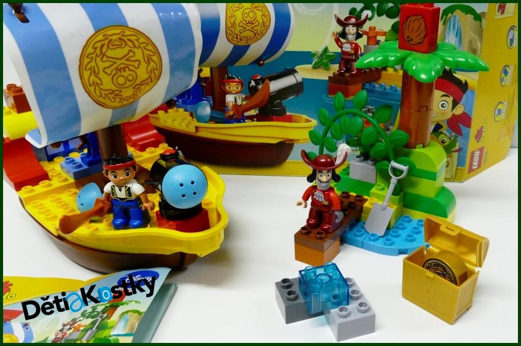 Lego® Duplo® 10514 - Jakeova Pirátská Loď Bucky s Krabicí