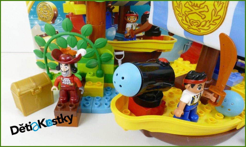 Lego® Duplo® 10514 - Jakeova Pirátská Loď Bucky s Krabicí