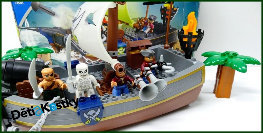 Lego® Duplo® 7881 - Pirátská Loď s Krabicí