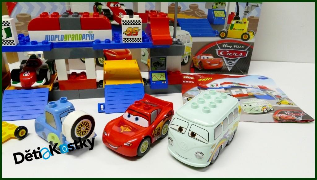Lego® Duplo® 5829 - Cars Zastávka v Depu s Krabicí