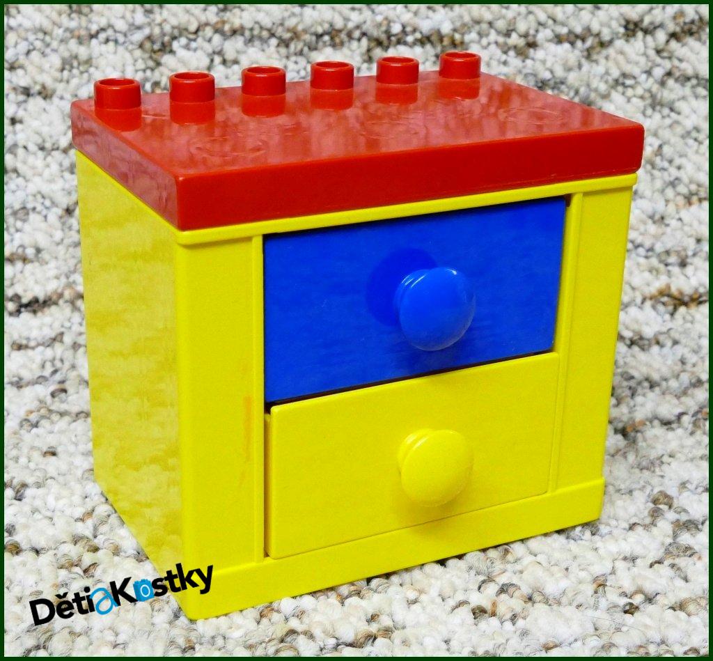 Lego® Duplo® Dolls Skříňka Žlutá a Dva Šuplíky (M,Ž)