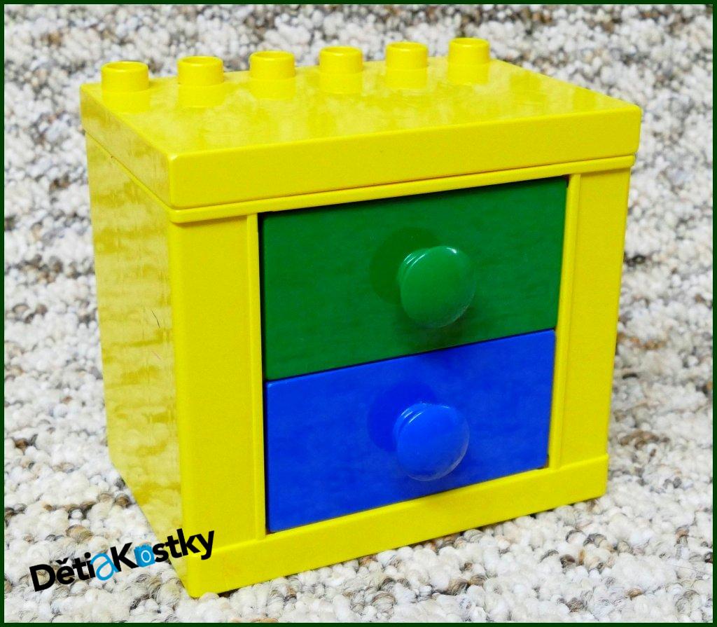 Lego® Duplo® Dolls Skříňka Žlutá a Dva Šuplíky (M,Z)