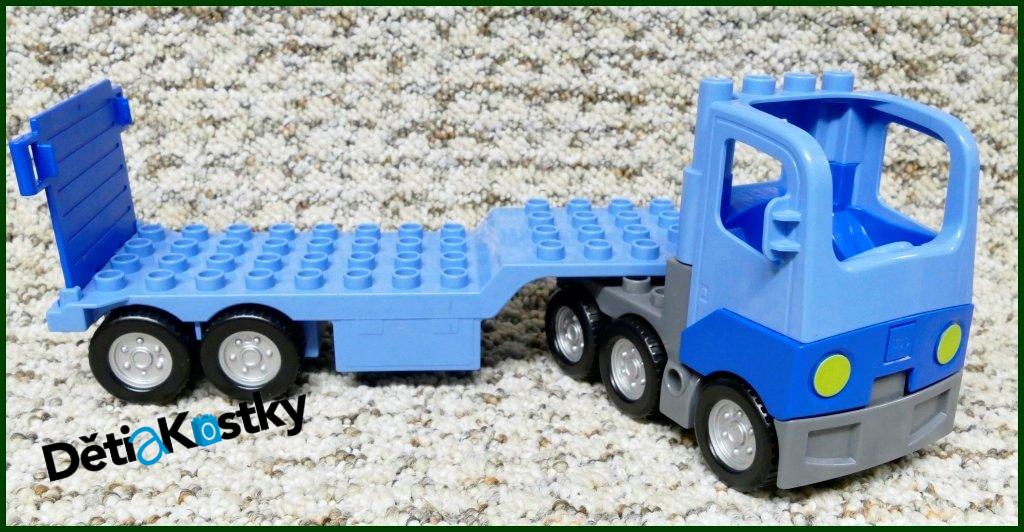 Lego® Duplo® Tahač Modrý s Modrým Návěsem