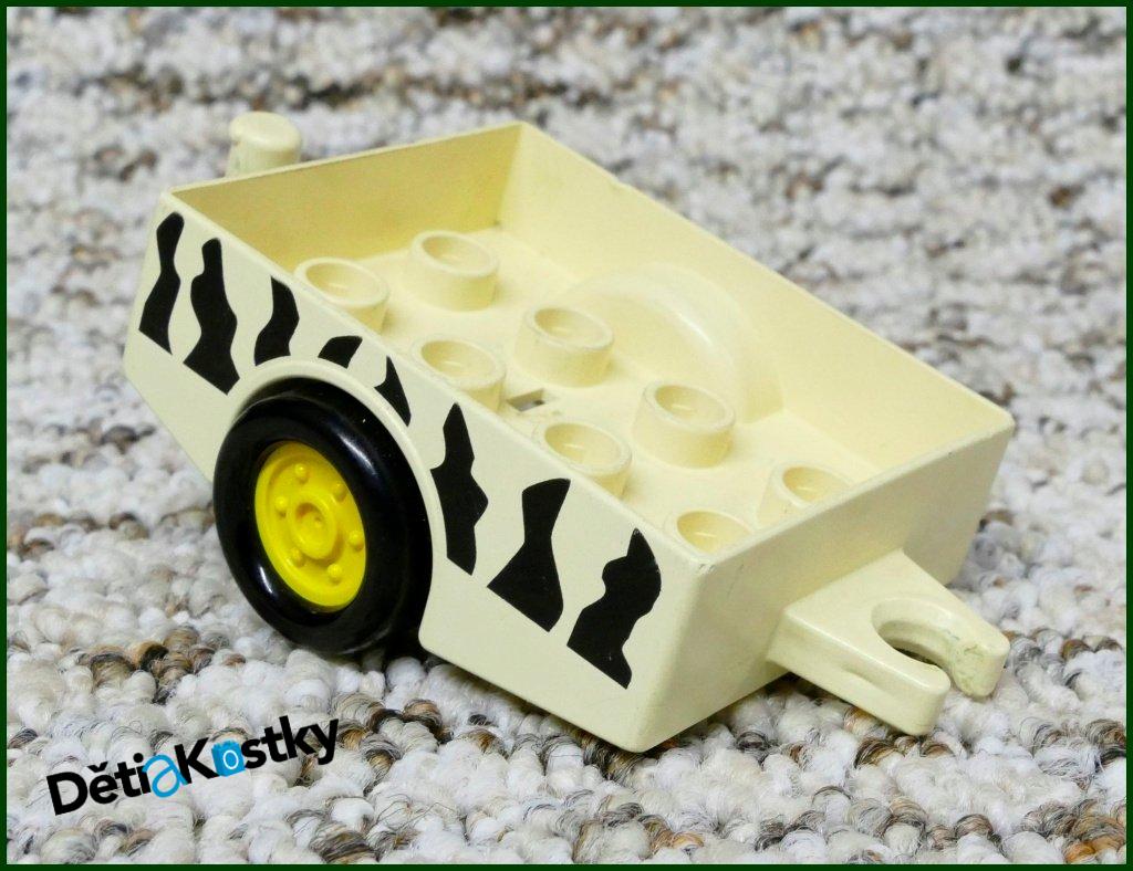 Lego® Duplo® Přívěsný Vozík Bílý Safari