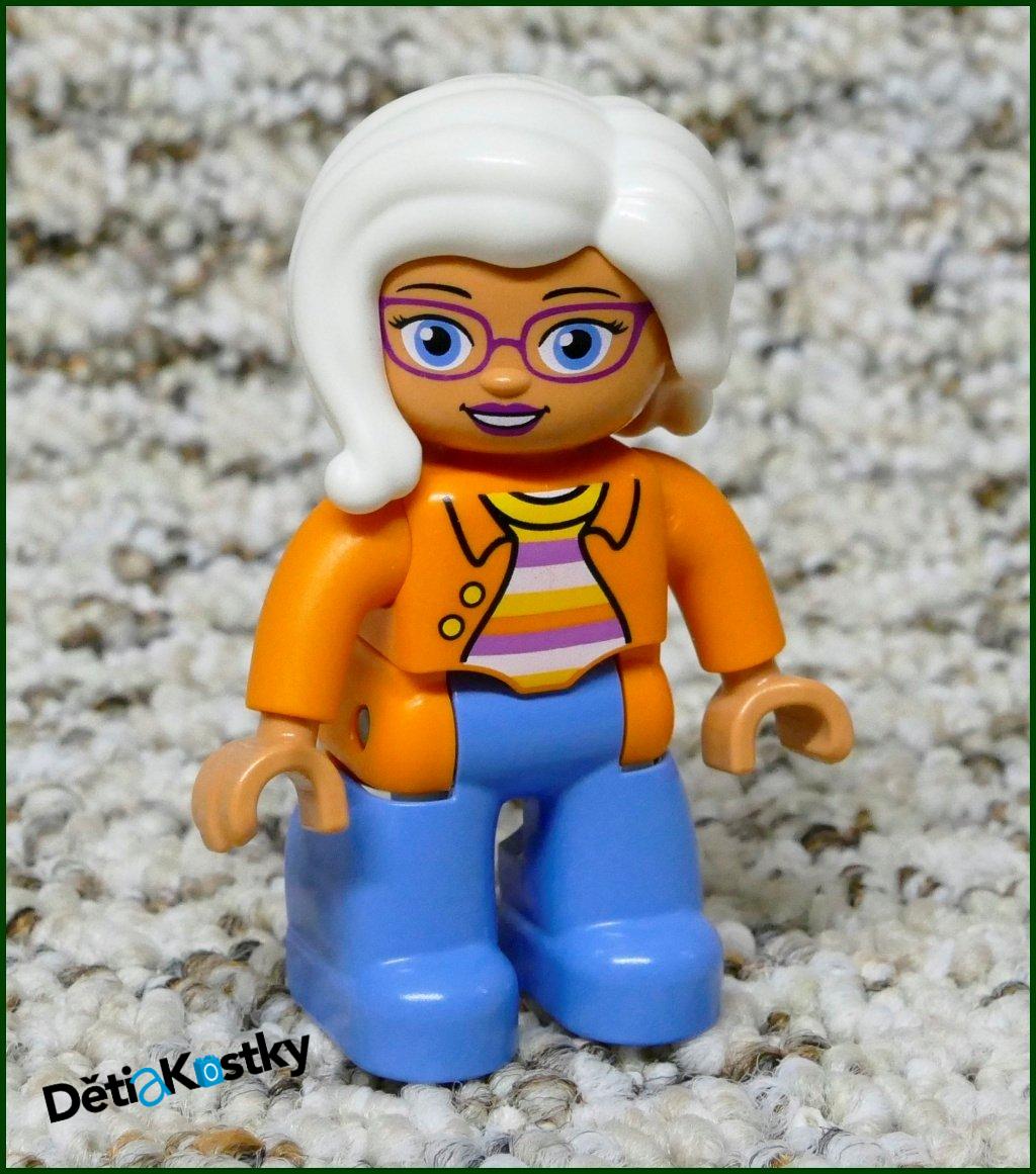 Lego® Duplo® Figurka Paní s Bílými Vlasy