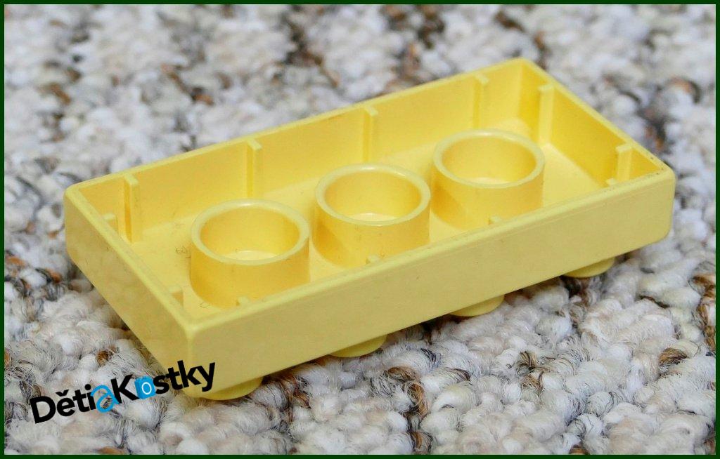 Lego® Duplo® Podložka/Destička 2x4 Světlounce Béžová