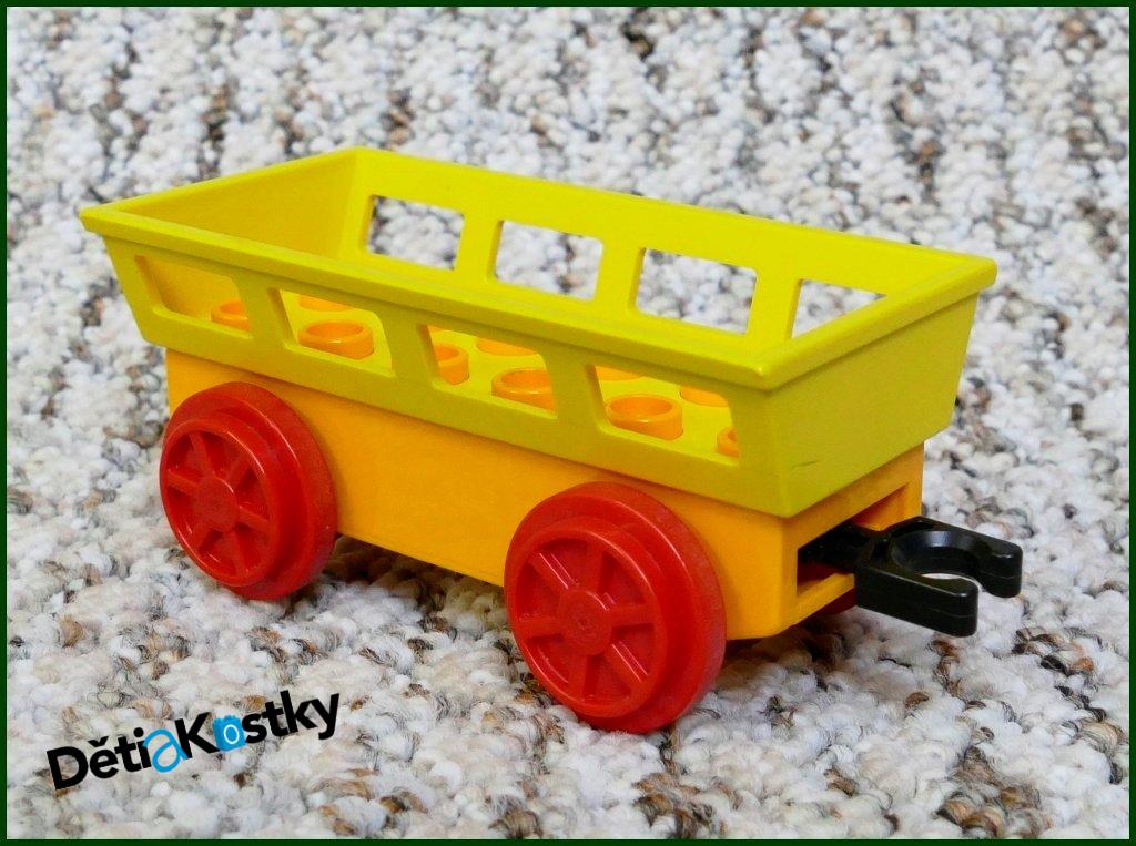 Lego® Duplo® Vagon Malý Oranžový - Žebřiňák