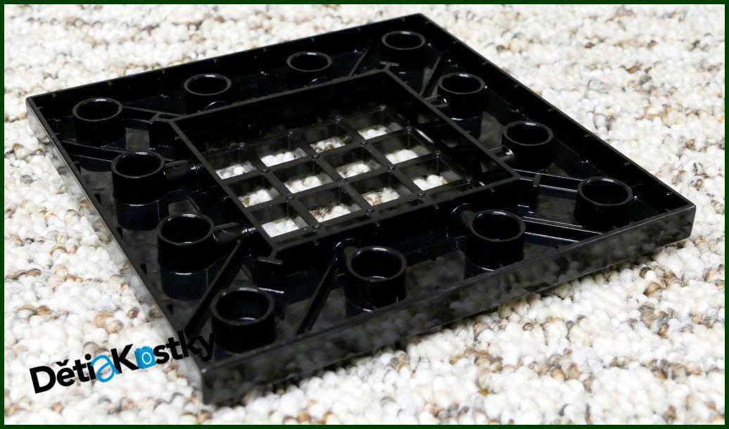 Lego® Duplo® Podložka/Deska 8x8 s Mříží Černá (Černá Mříž)