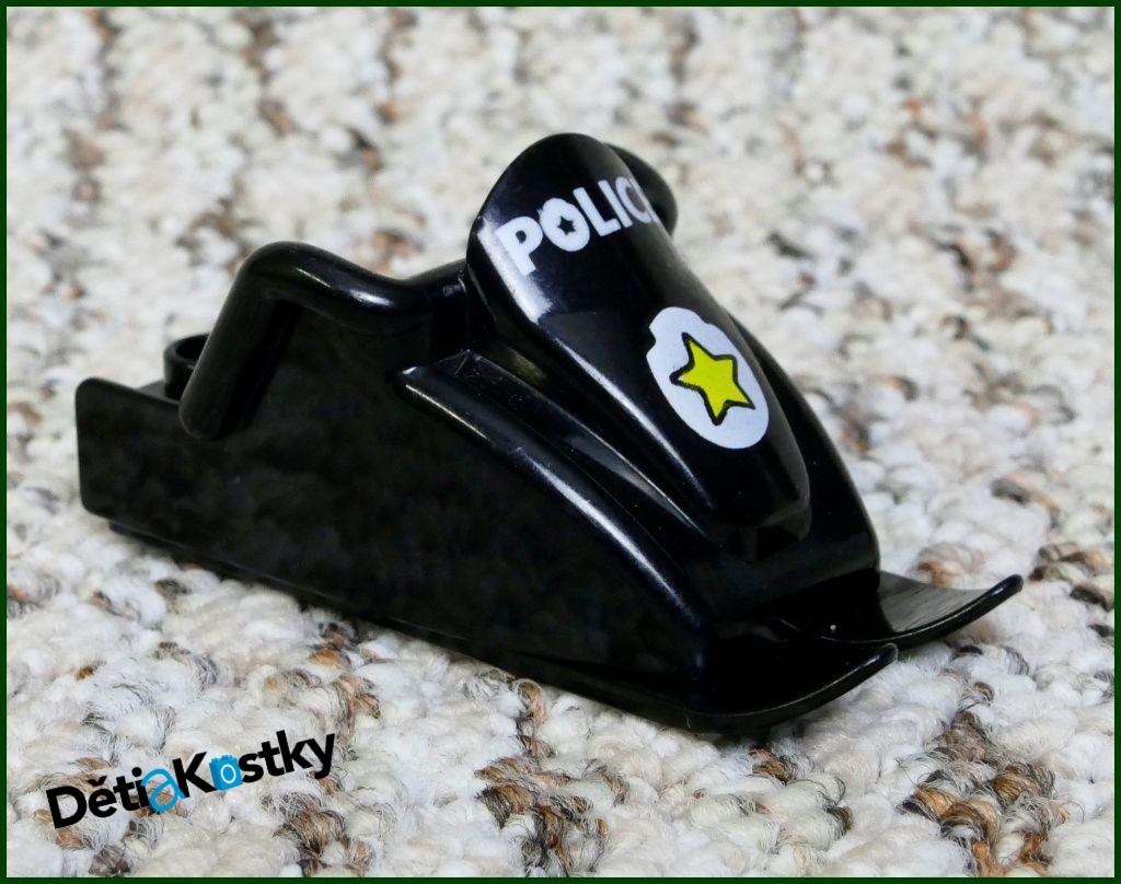 Lego® Duplo® Policejní Skútr Černý s Lyžinami