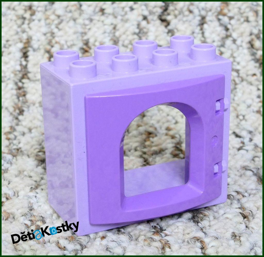 Lego® Duplo® Okno Hradu Světle Fialové - Fialové Okno
