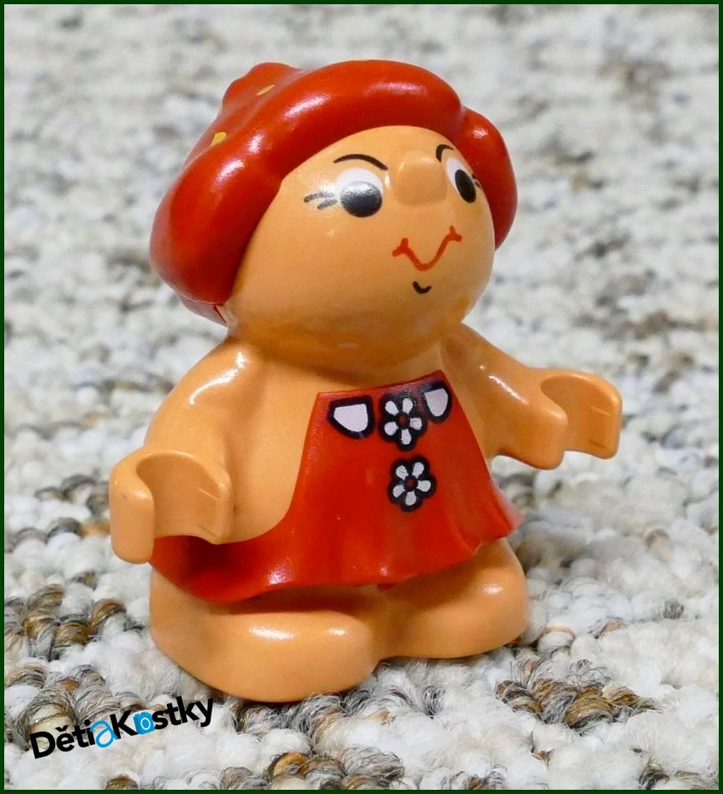 Lego® Duplo® Forestík Červený s Kytičkami