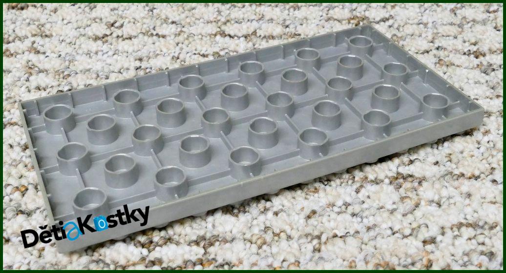 Lego® Duplo® Podložka/Deska 6x12 Stříbrno-Šedá