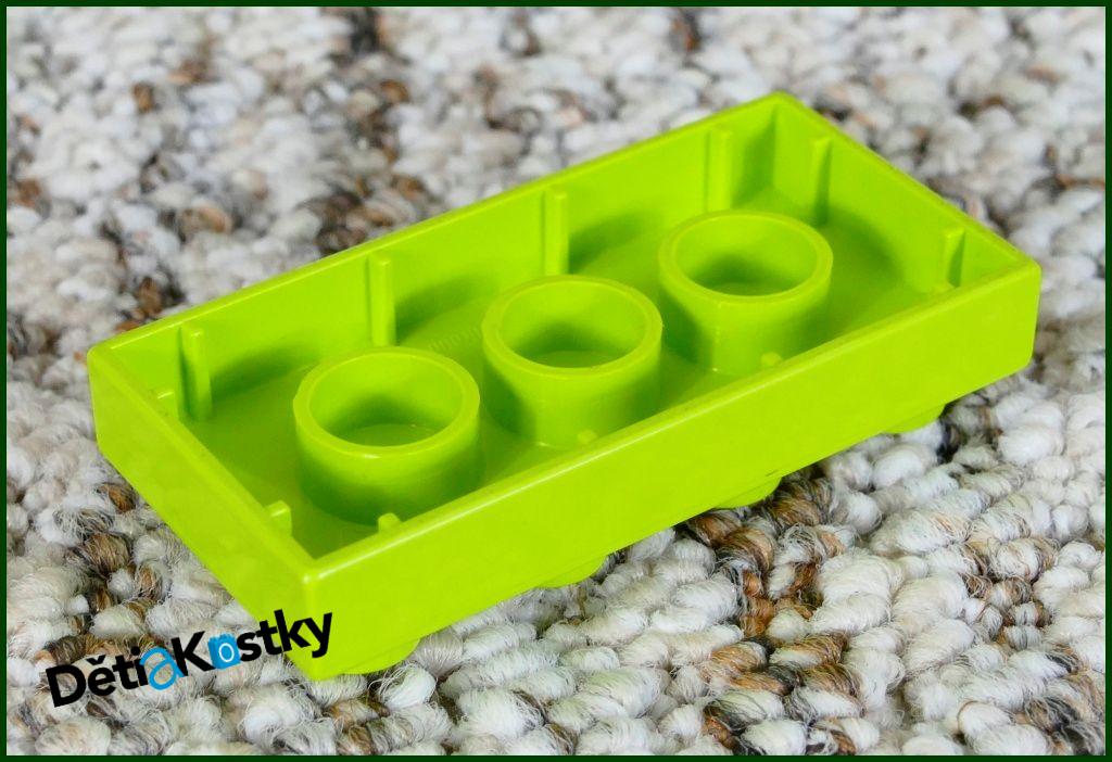 Lego® Duplo® Podložka/Destička 2x4 Světlá Limetka