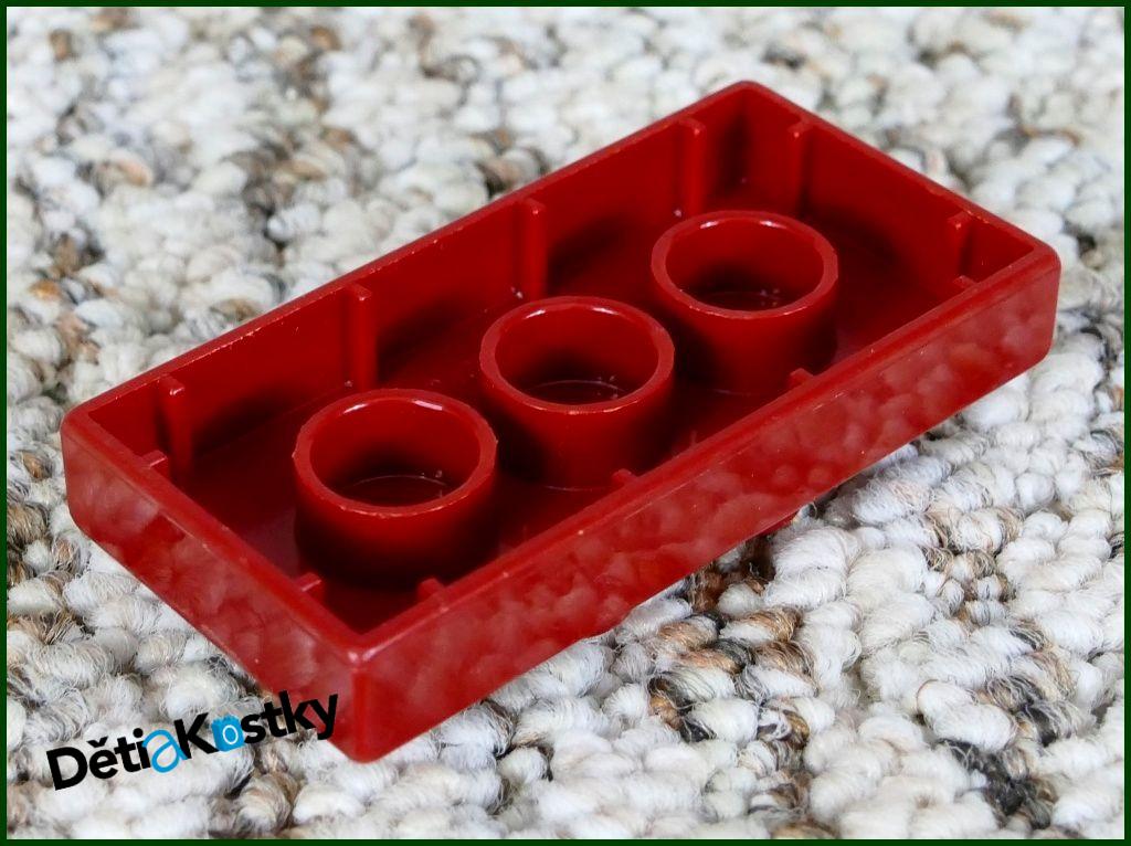 Lego® Duplo® Podložka/Destička 2x4 (4 Piny) Vínová