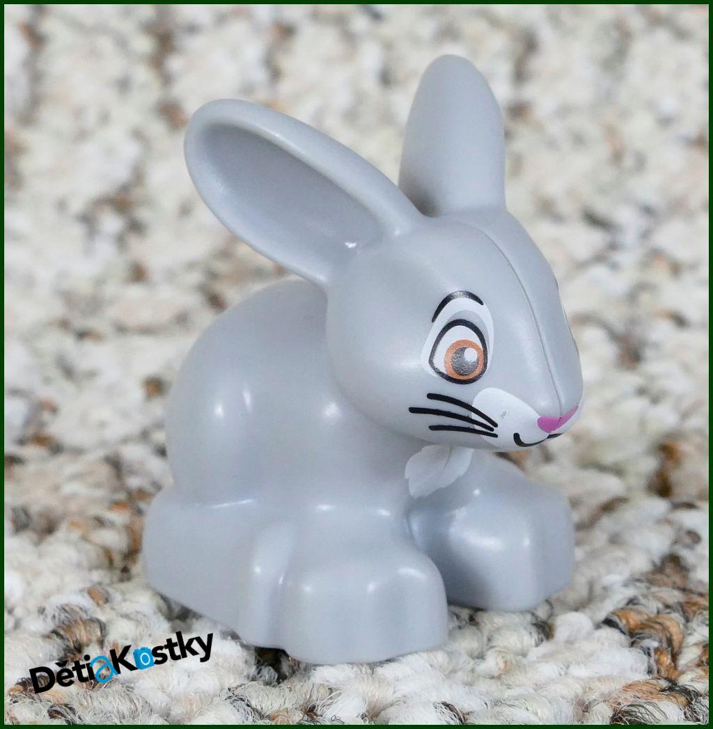 Lego® Duplo® Zajíček Šedý - Novější Typ