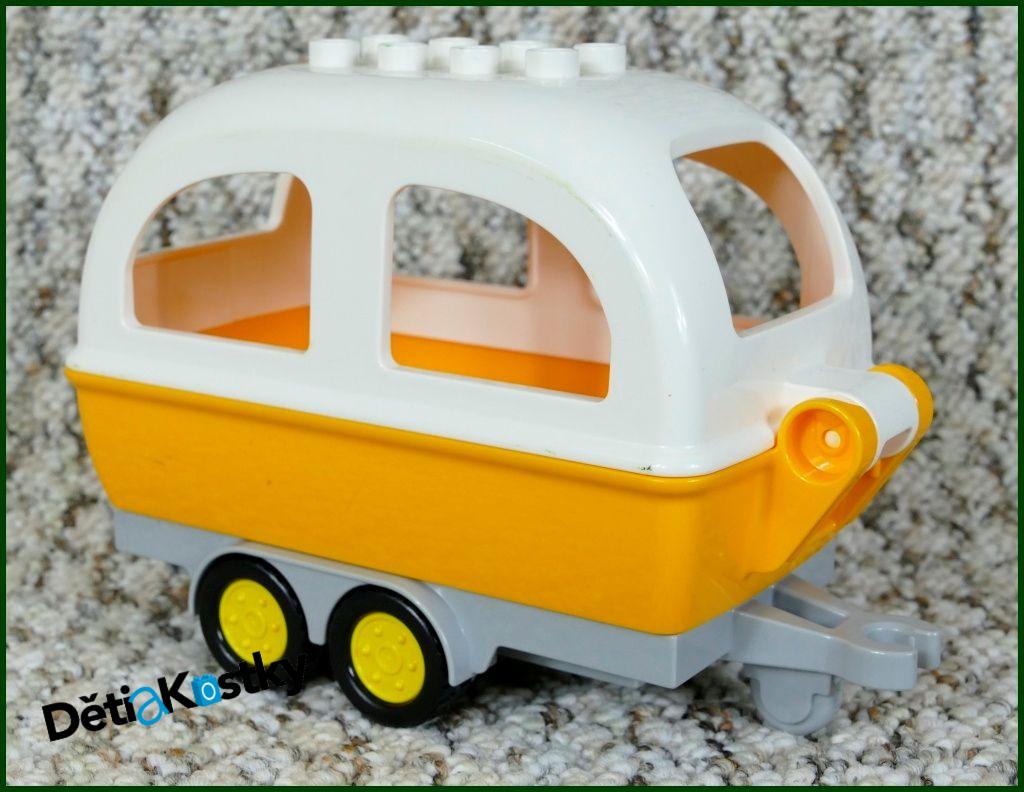 Lego® Duplo® Obytný Karavan Oranžovo/Bílý