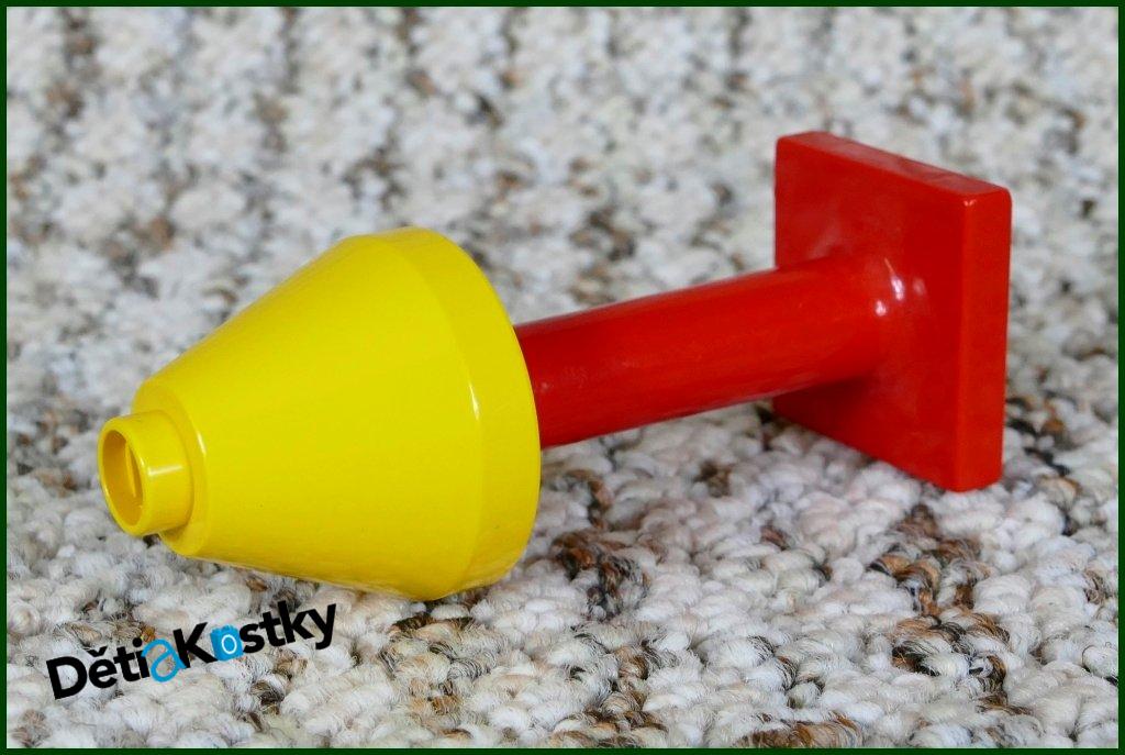 Lego® Duplo® Lampička Žlutá Vysoká - Červený Podstavec Vysoký