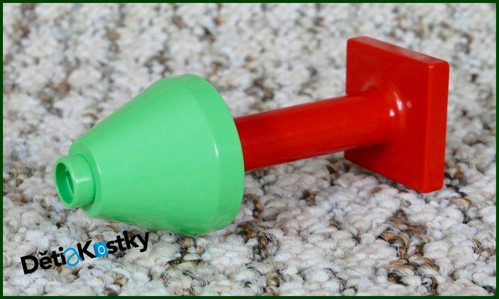 Lego® Duplo® Lampička Zelená Vysoká - Červený Podstavec Vysoký