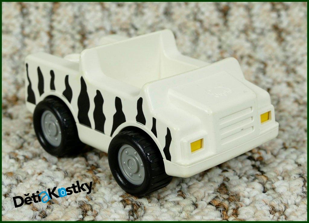 Lego® Duplo® Safari Autíčko - Starší Typ - Šedé Disky