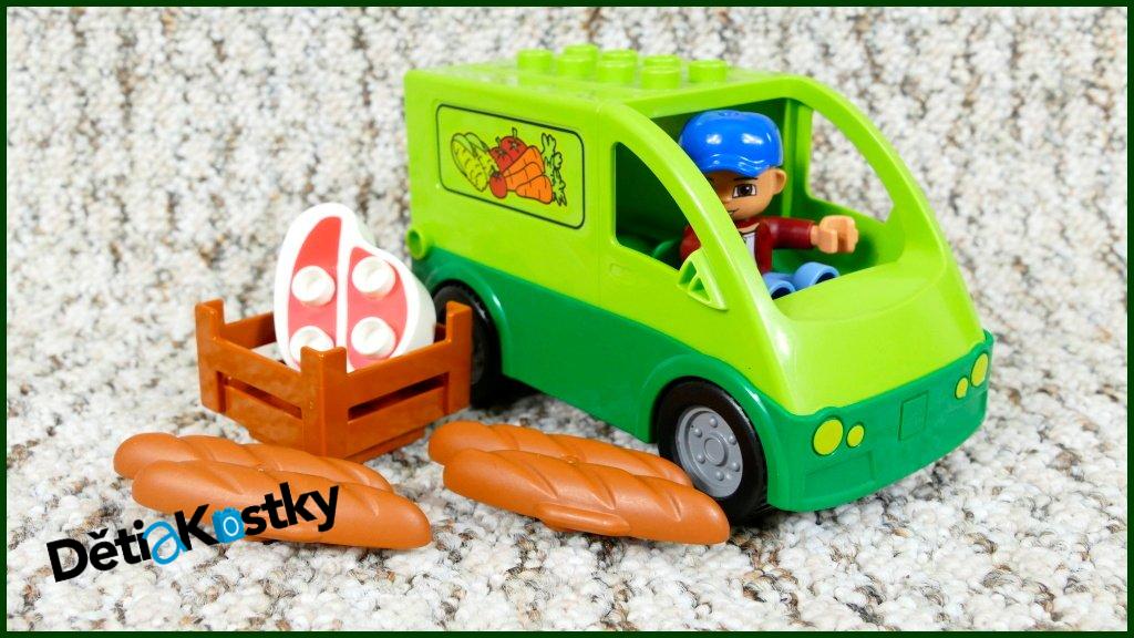 Lego® Duplo® Dodávka Zelenina / Ovoce s Příslušenstvím