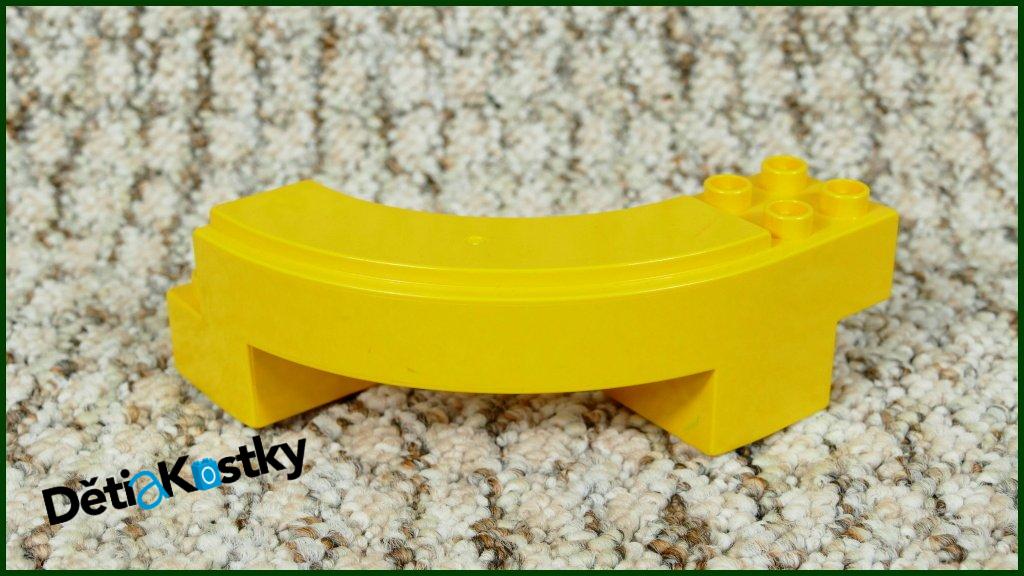 Lego® Duplo® Kostka Zatáčka 90° Žlutá