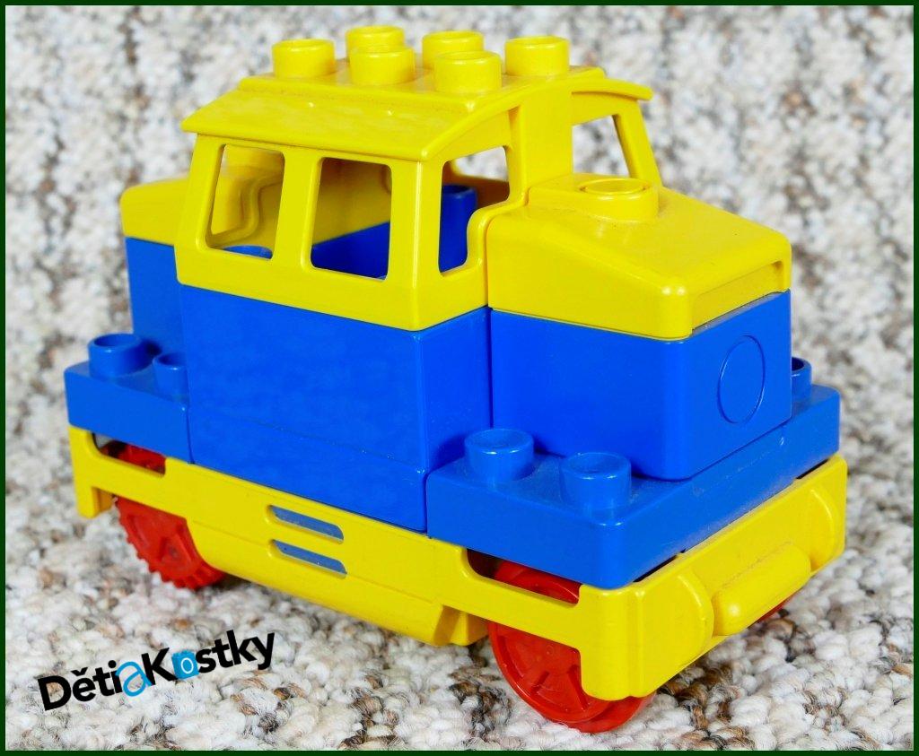 Lego® Duplo® Mašinka se Spodními Tlačítky - Modrá