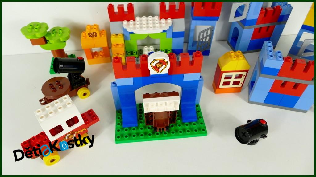 Lego® Duplo® Set Hrad (Slepený) - Viz Popis!