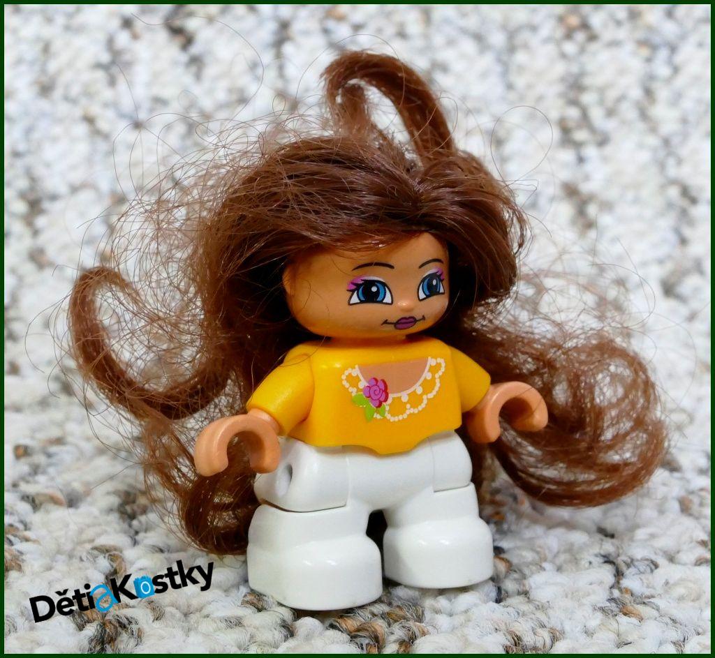Lego® Duplo® Figurka Princezna s Vlasy Oranžová