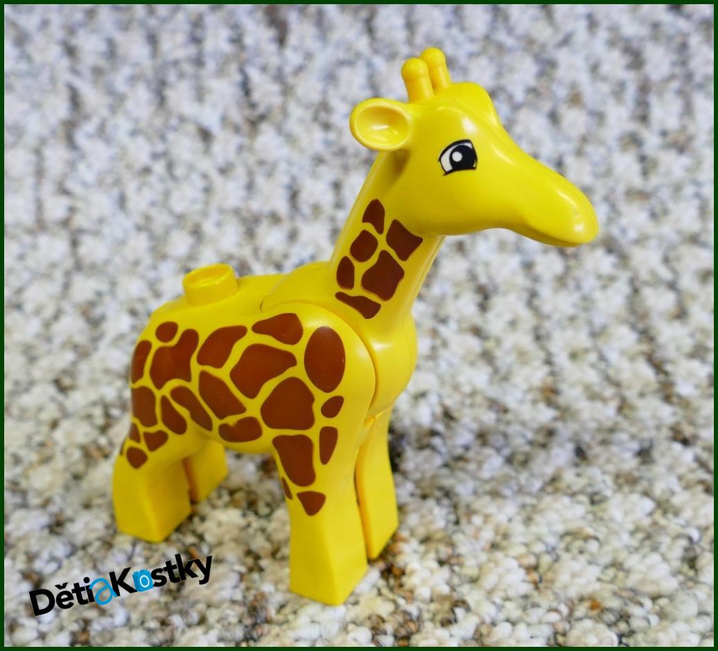 Lego® Duplo® Žirafa (Pohyblivá Hlava) - Starší Typ - Zakulacené Skvrny