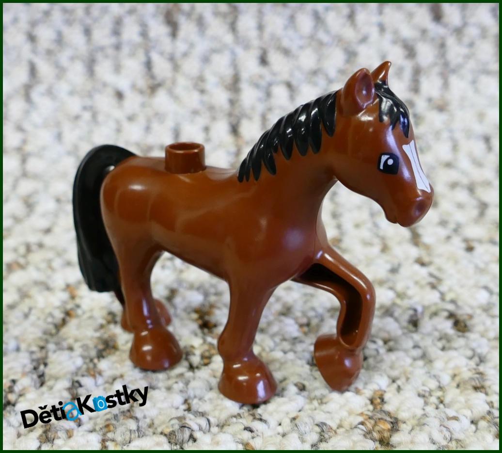 Lego® Duplo® Kůň Tmavě Hnědý