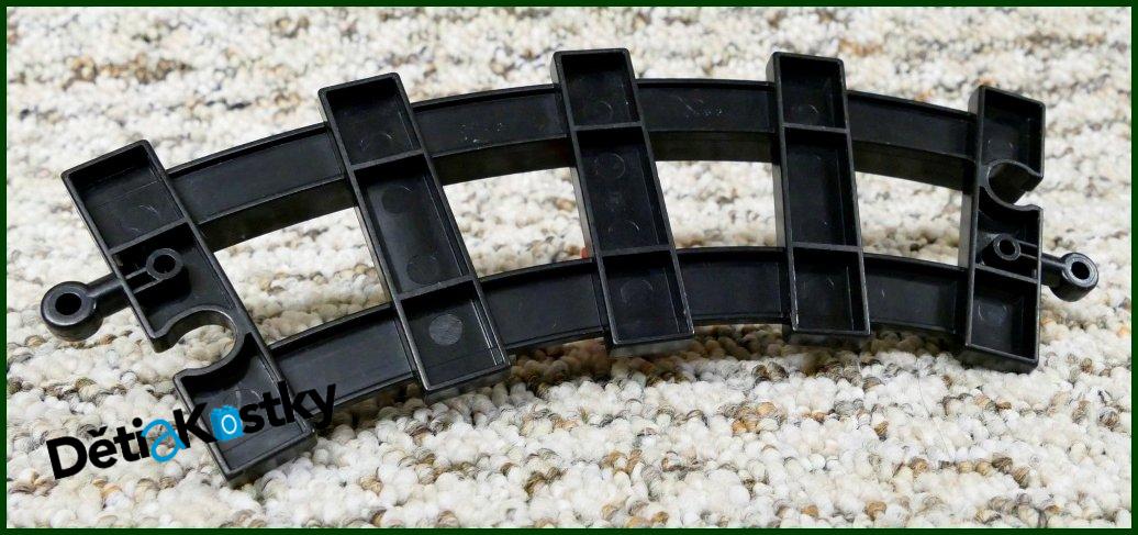 Lego® Duplo® Kolej / Koleje Zatáčka Černá