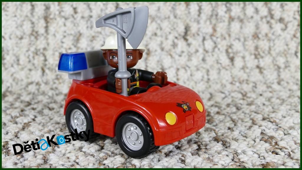 Lego® Duplo® Hasičské Malé Autíčko s Hasičem