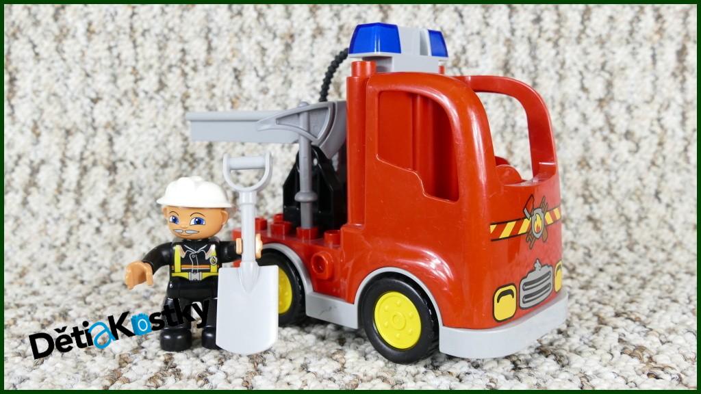 Lego® Duplo® Hasičské Auto se Žebříkem a Hasičem
