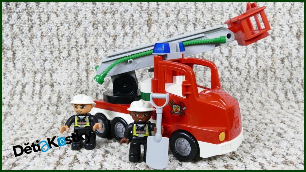Lego® Duplo® Hasičské Auto s Vytahovacím Žebříkem