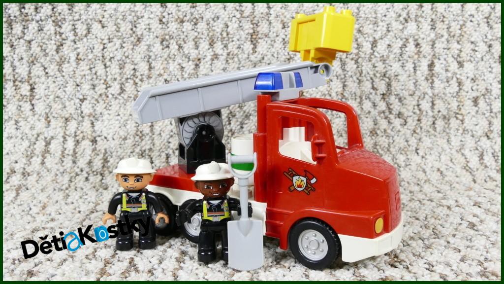 Lego® Duplo® Hasičské Auto se Žebříkem a Majáčkem