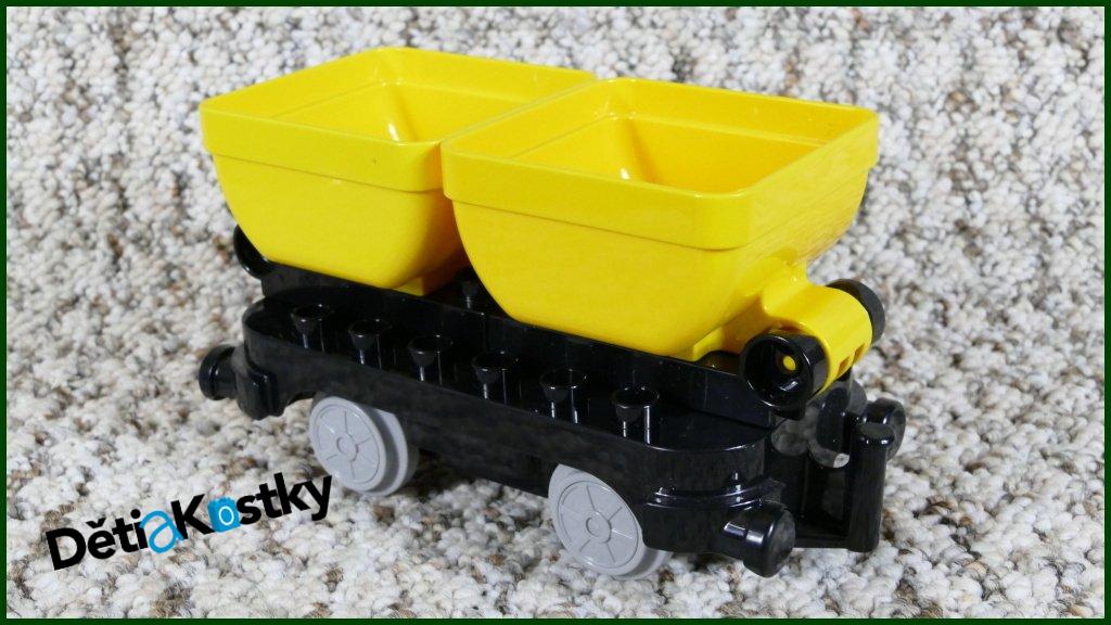 Lego® Duplo® Vagon s Vyklápěcími Žlutými Kontejnery