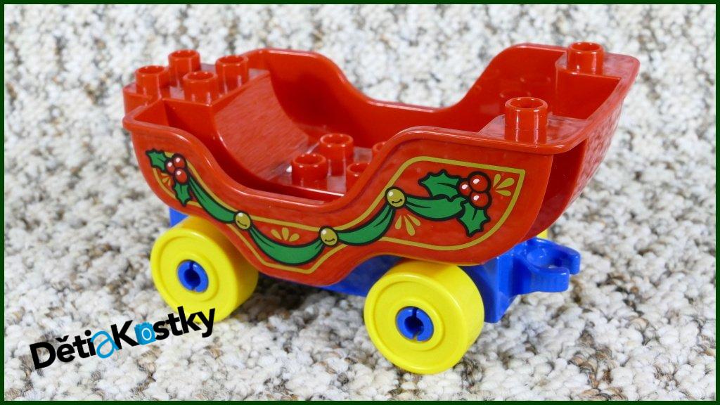 Lego® Duplo® Modrý Podvozek/Vůz Santa
