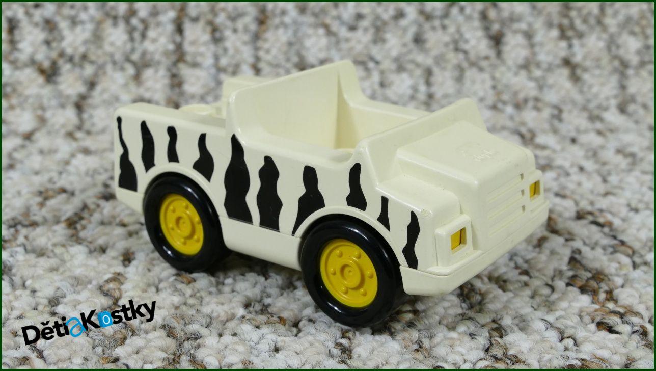 Lego® Duplo® Safari Autíčko - Starší Typ - Žluté Disky